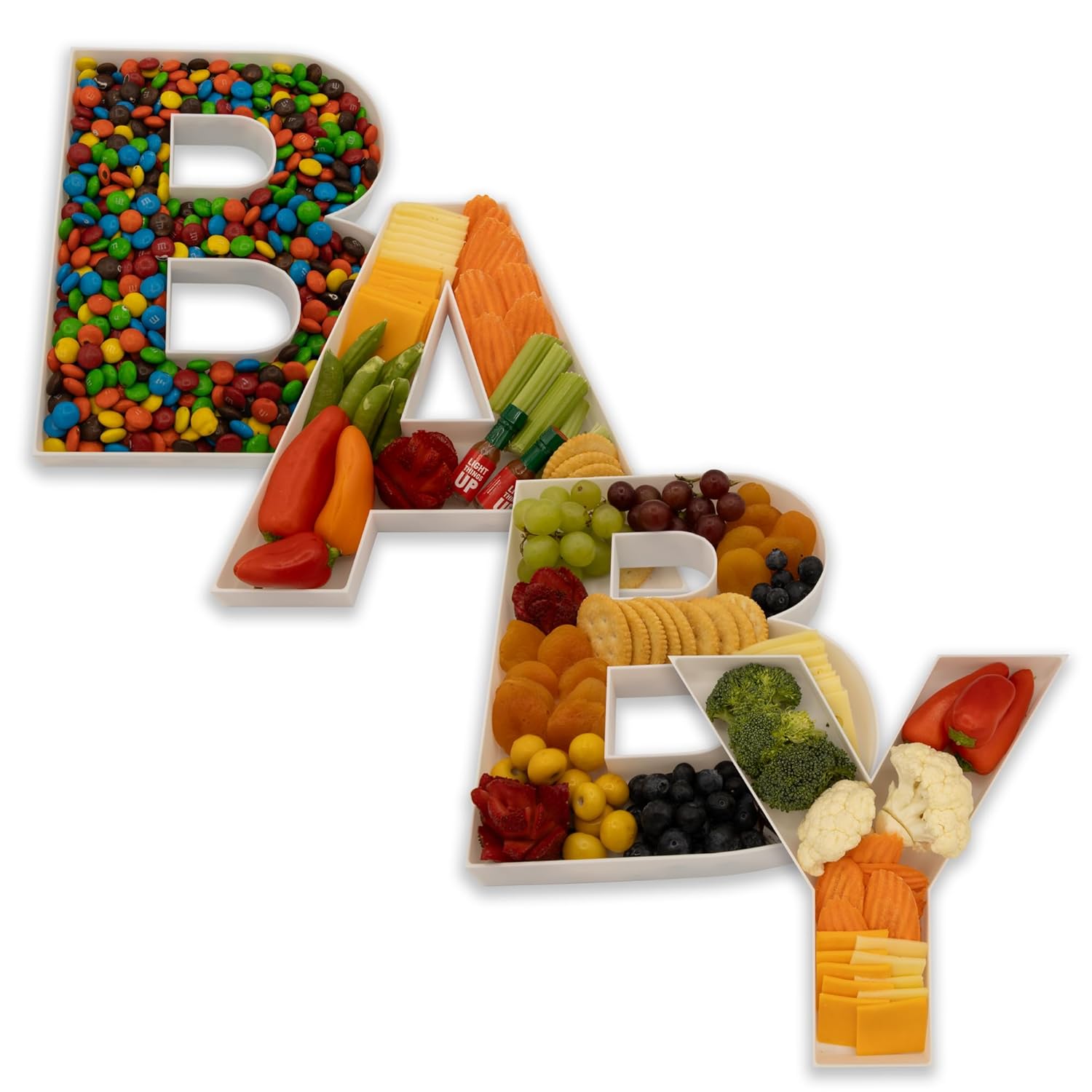 Food Storage For Baby - Comida fillable letras em forma de