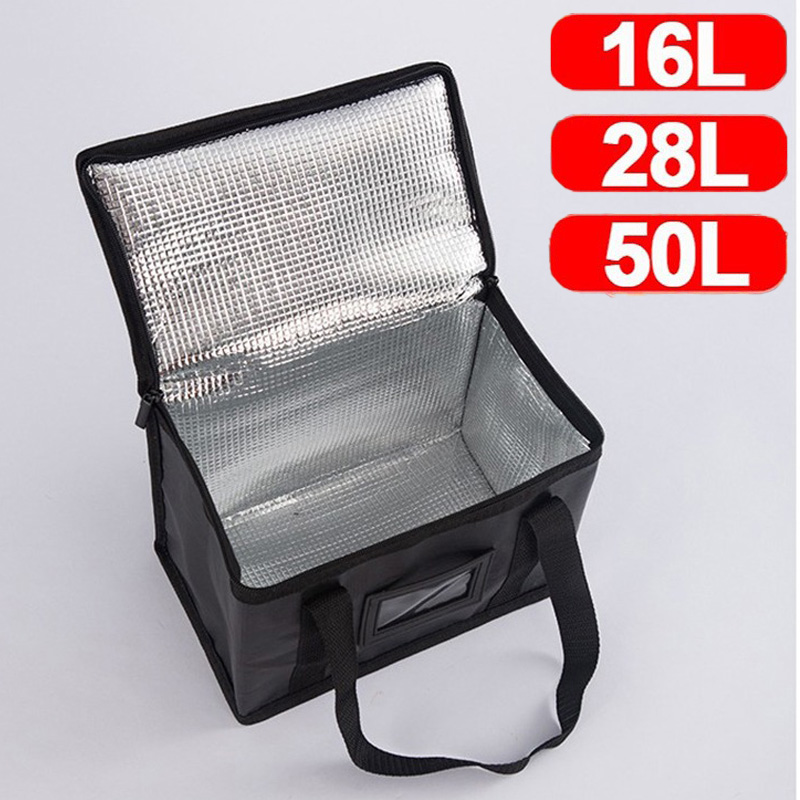 Food Storage Zipper - 1pc Bolsa Térmica Grande Isolada para