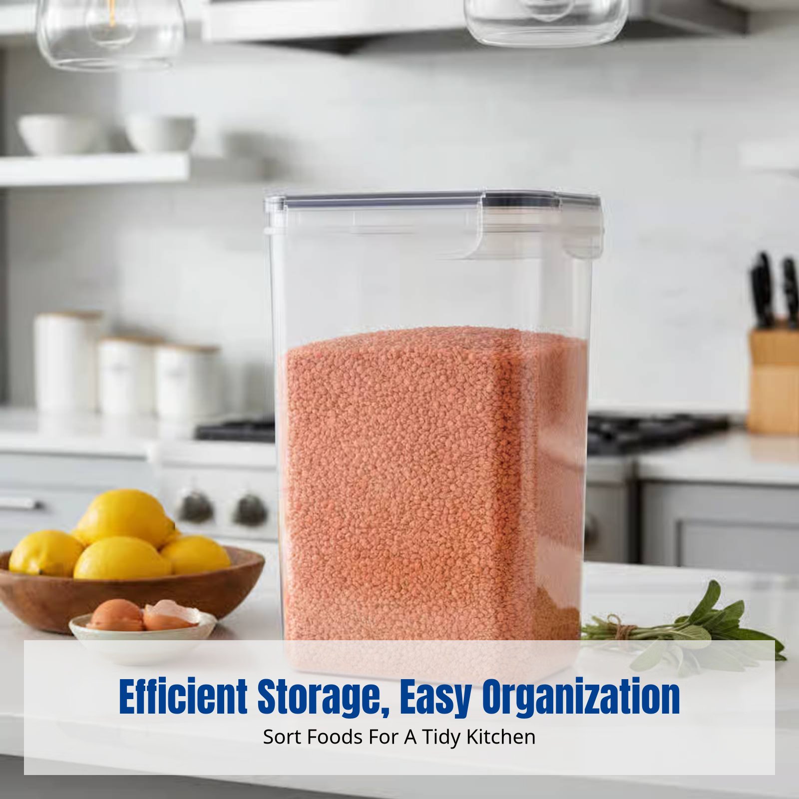 Food Storage Refrigerator - Conjunto de Recipientes Herméticos para Armazenamento