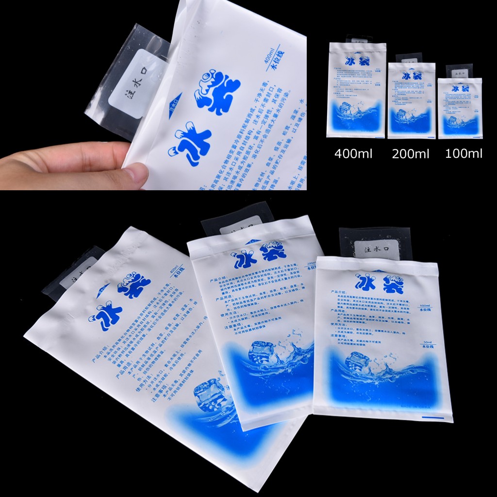 Food Storage Food Safety - 5 pces 100/200/400ml bloco de gelo