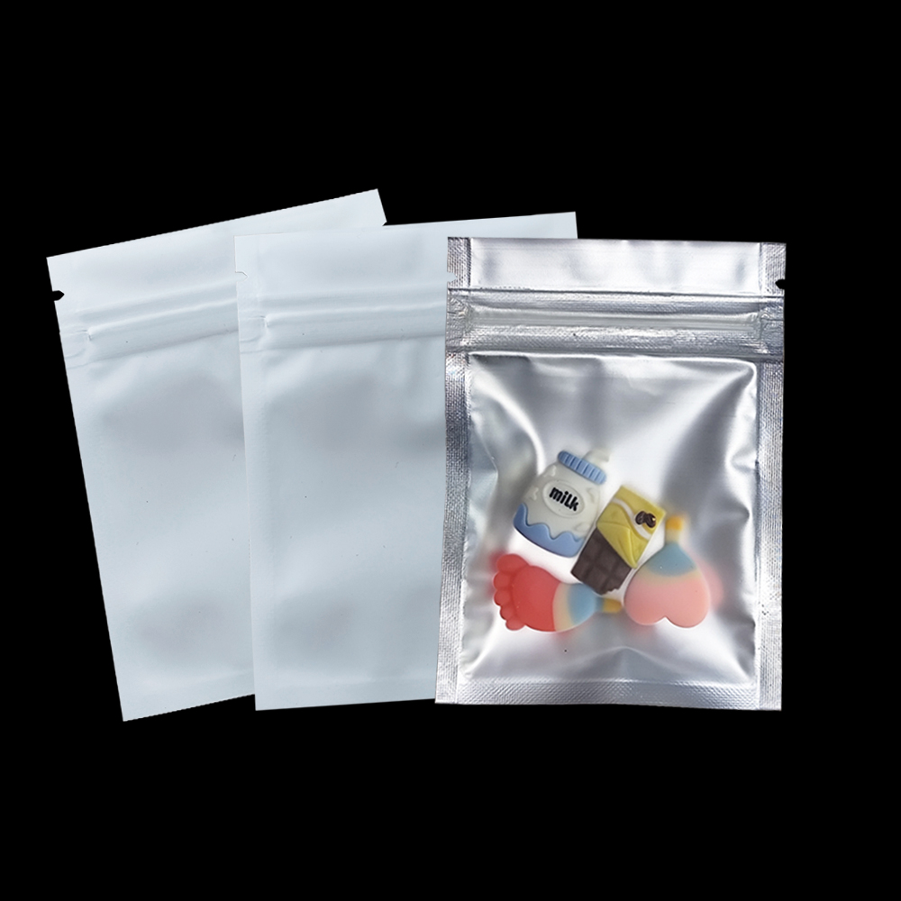 Food Storage Zip Lock Bags - 100 pçs/lote fosco claro zip lock