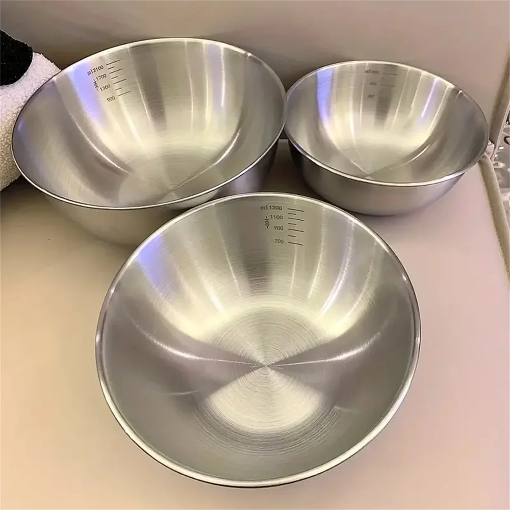 Food Storage In Stainless Steel - Conjunto de 1-3 Tigelas de Aço