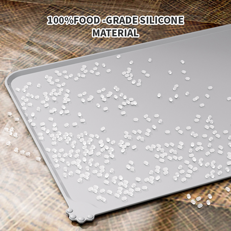 Food Storage Under Bed - Tapete de Silicone Impermeável, Tapete para
