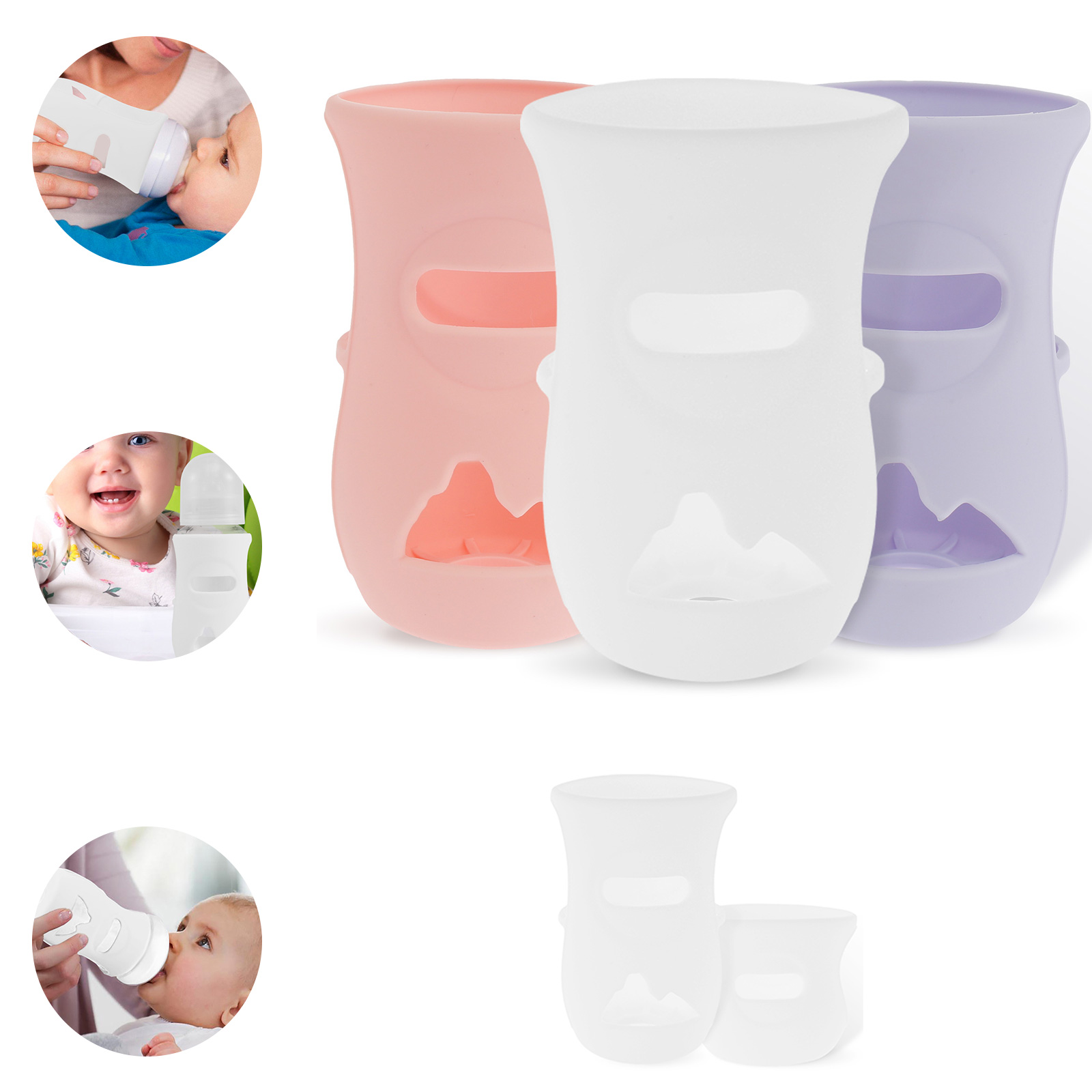 Food Storage For Baby - Mangas de silicone capa de garrafa