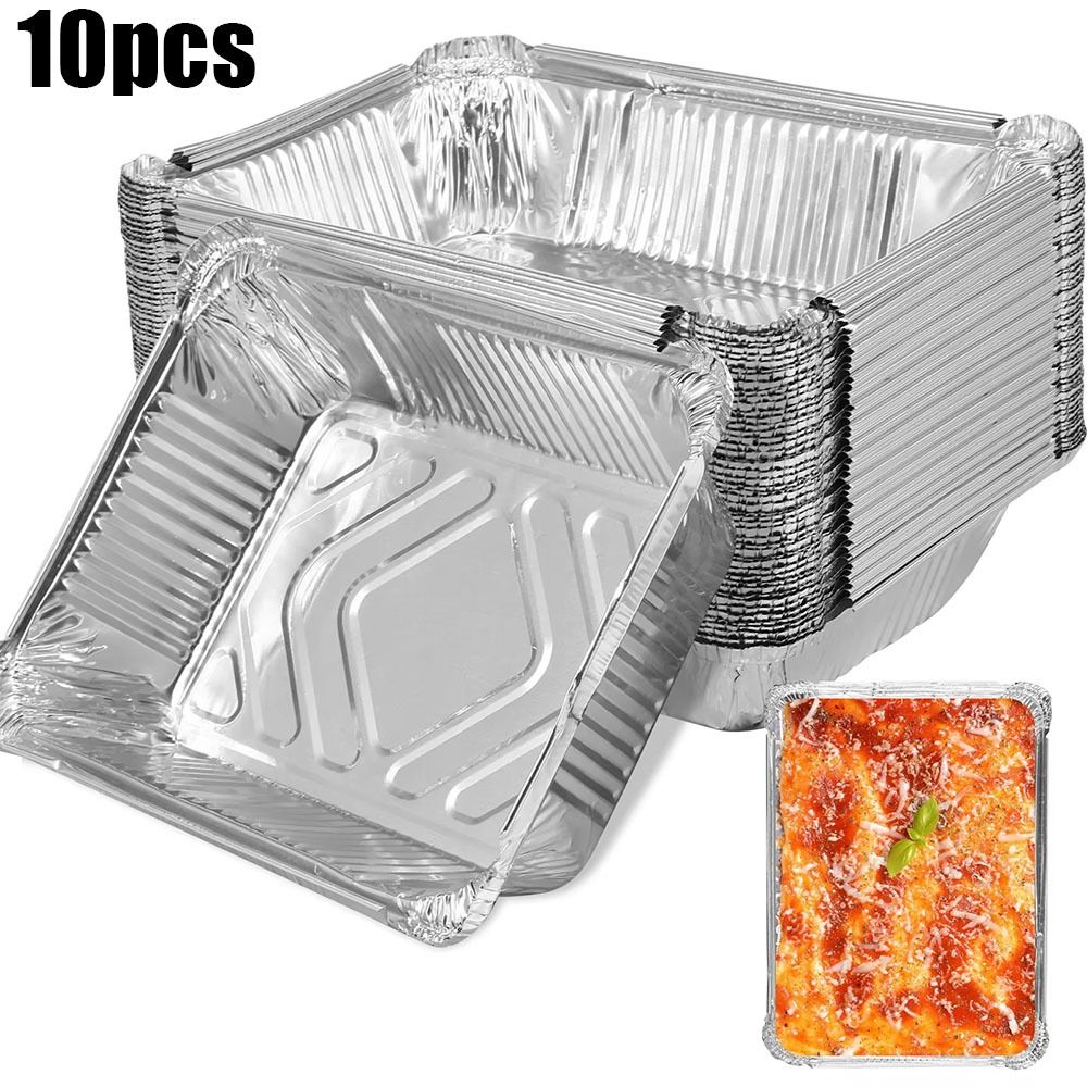 Storage Food Tray - Recipientes descartáveis de folha de alumínio