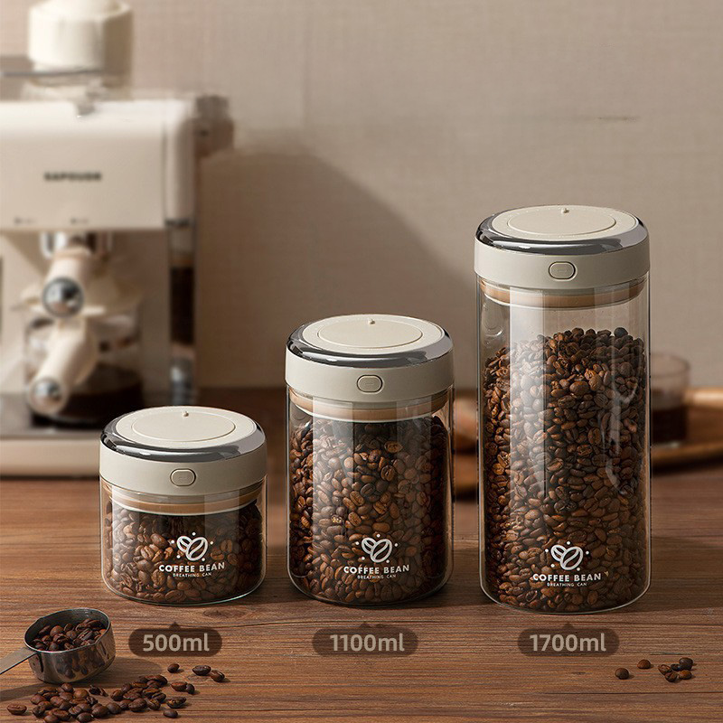 Food Storage Glass Containers - Tanque a Vácuo para Grãos de