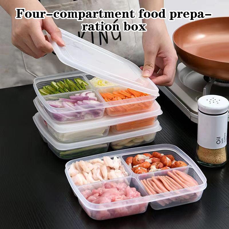 Food Storage Refrigerator - Nova Caixa Organizadora de Plástico com