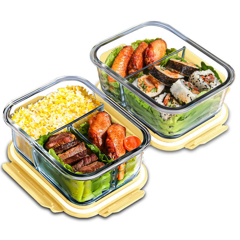 Food Storage Glass Containers - Caixa de Vidro para Conservação de