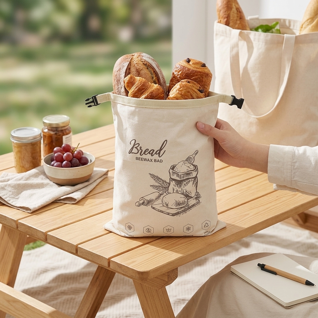 Food Storage Zipper - Saco de Cera de Abelha Reutilizável