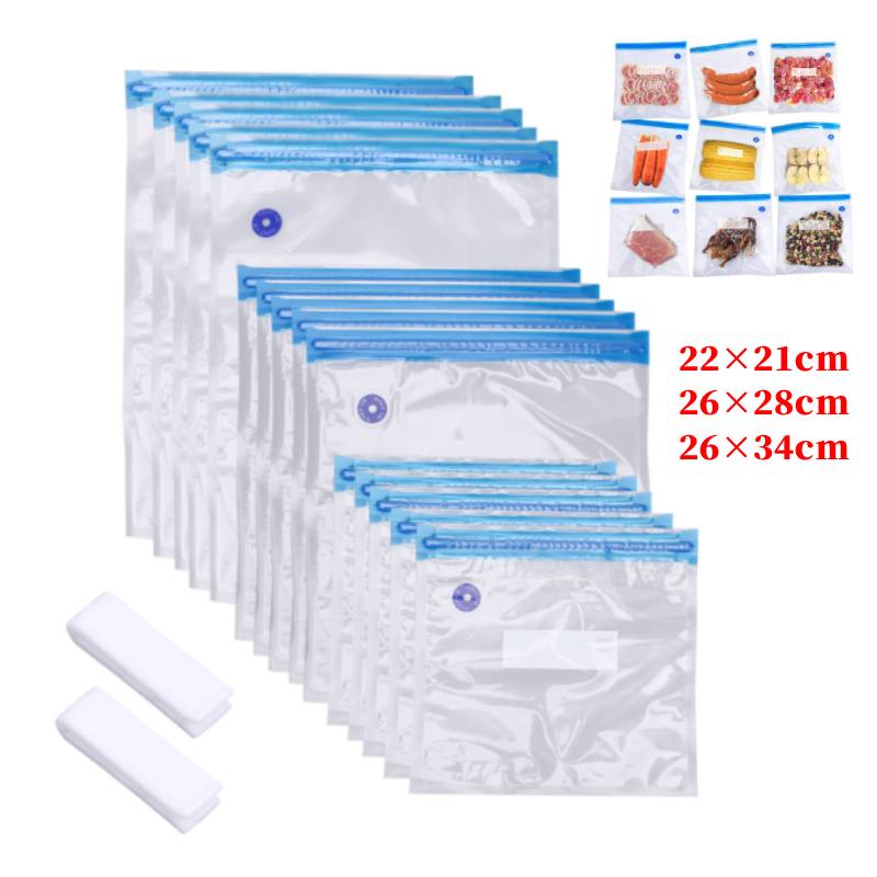 Food Storage Food Safety - 15 Sacos de Vácuo para Alimentos,