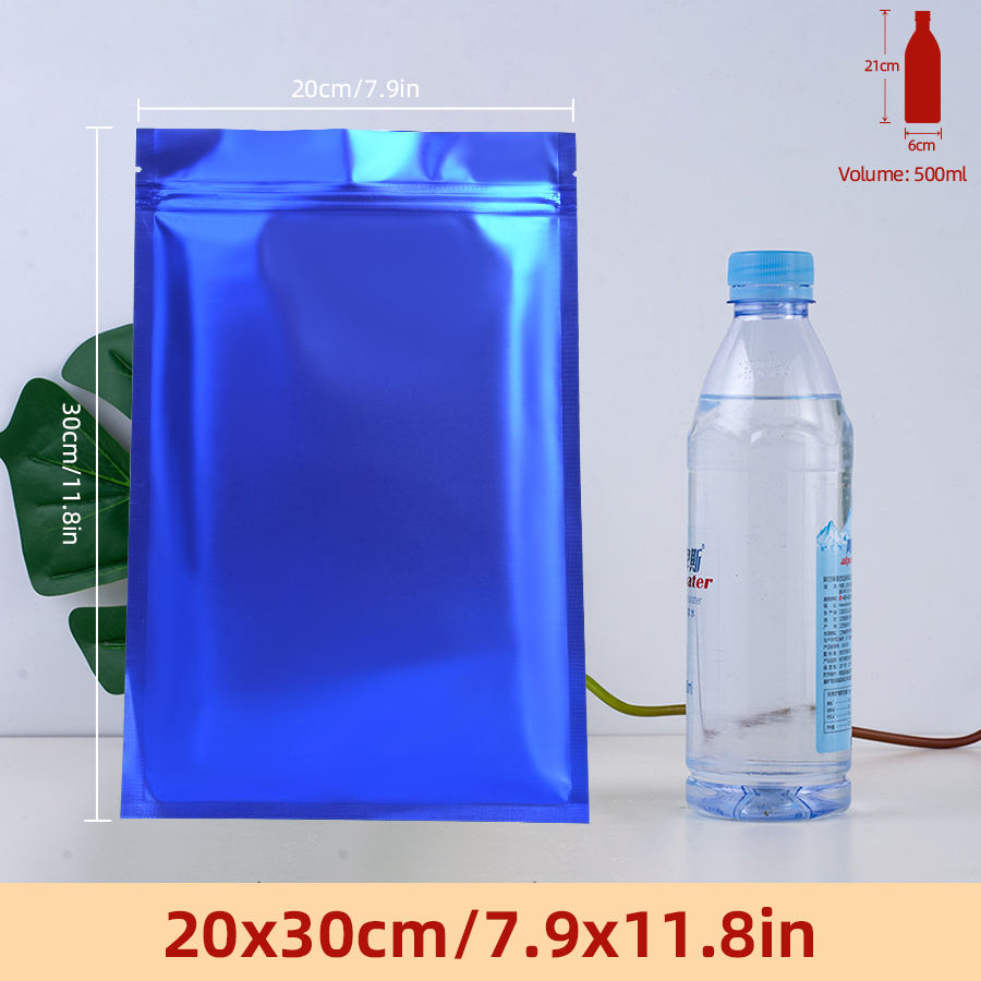 Food Storage Zipper - 100 unidades de bolsas com zíper