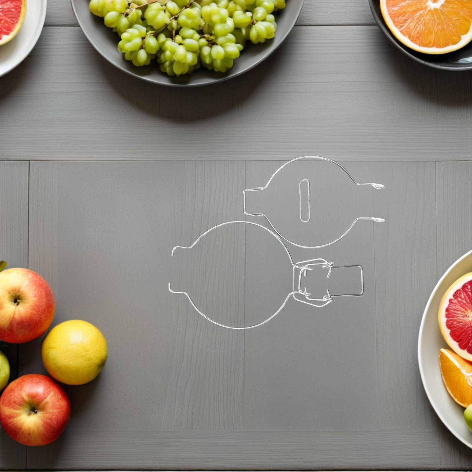 Food Storage In Stainless Steel - 4 Peças de Fivelas de Vedação