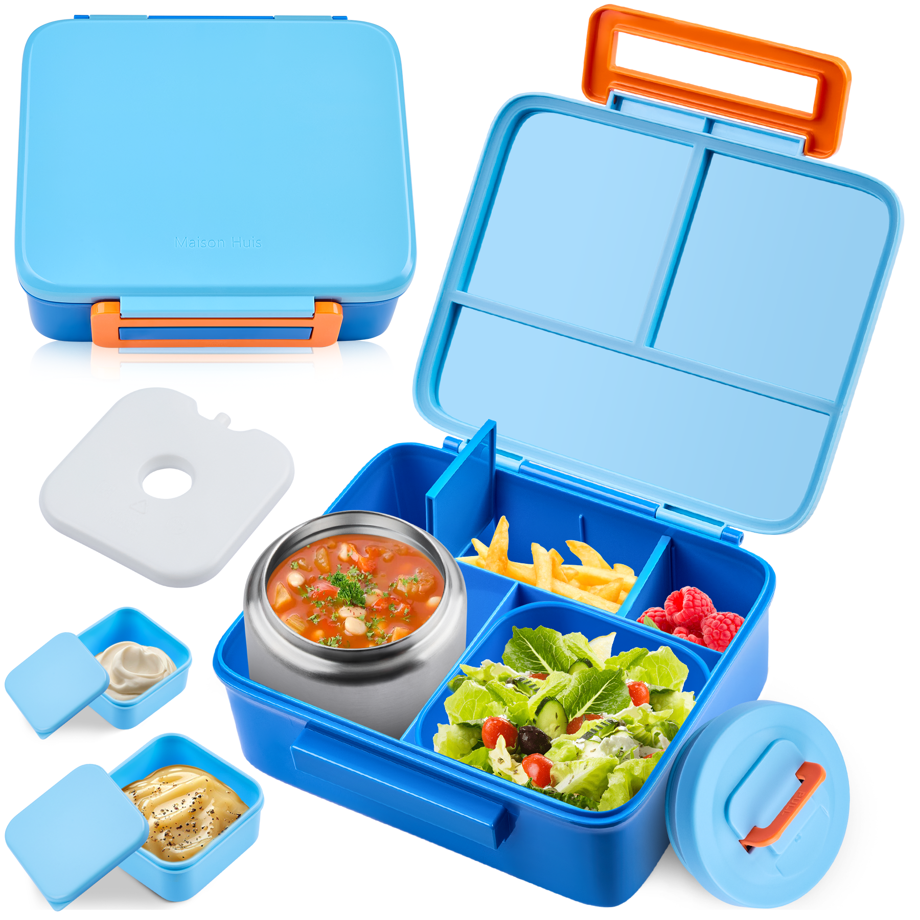 Food Storage For Baby - Lancheira bento para crianças com sopa