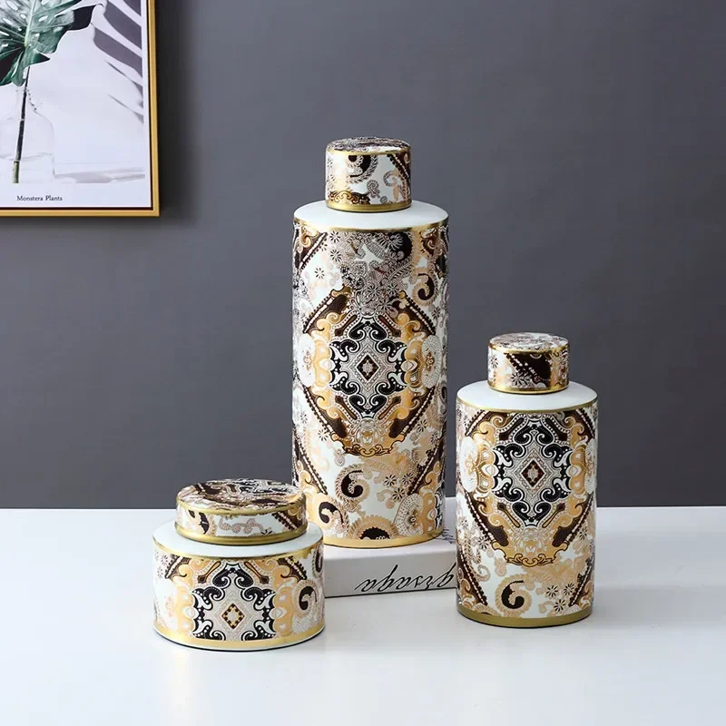 Zebra Food Storage - Decoração moderna para casa, vasos de