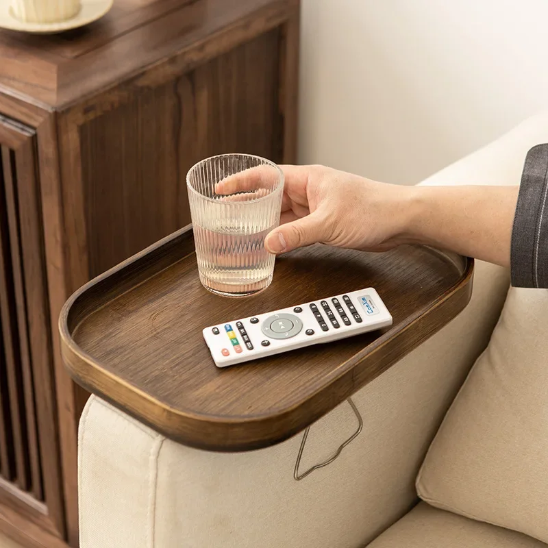 Storage Food Tray - Mesa Lateral de Sofá com Clip,
