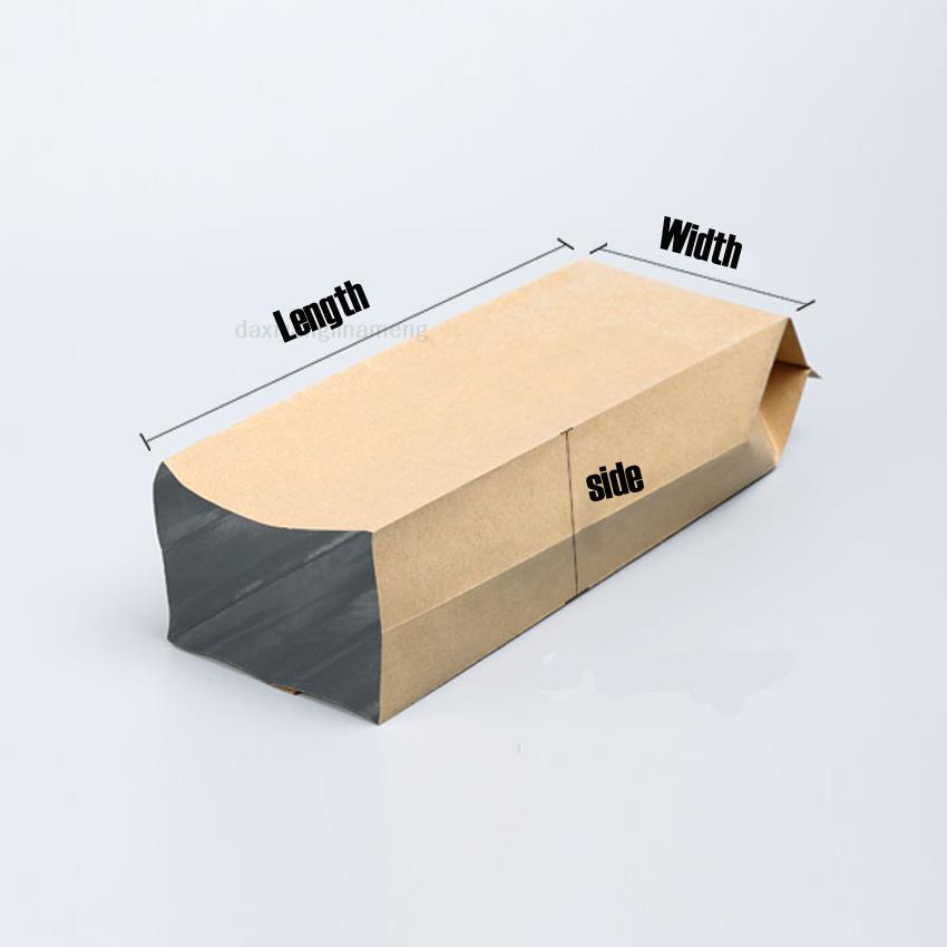 Zebra Food Storage - 100 pçs/lote capacidade 12g/15g/20g/30g/50g/100g papel kraft