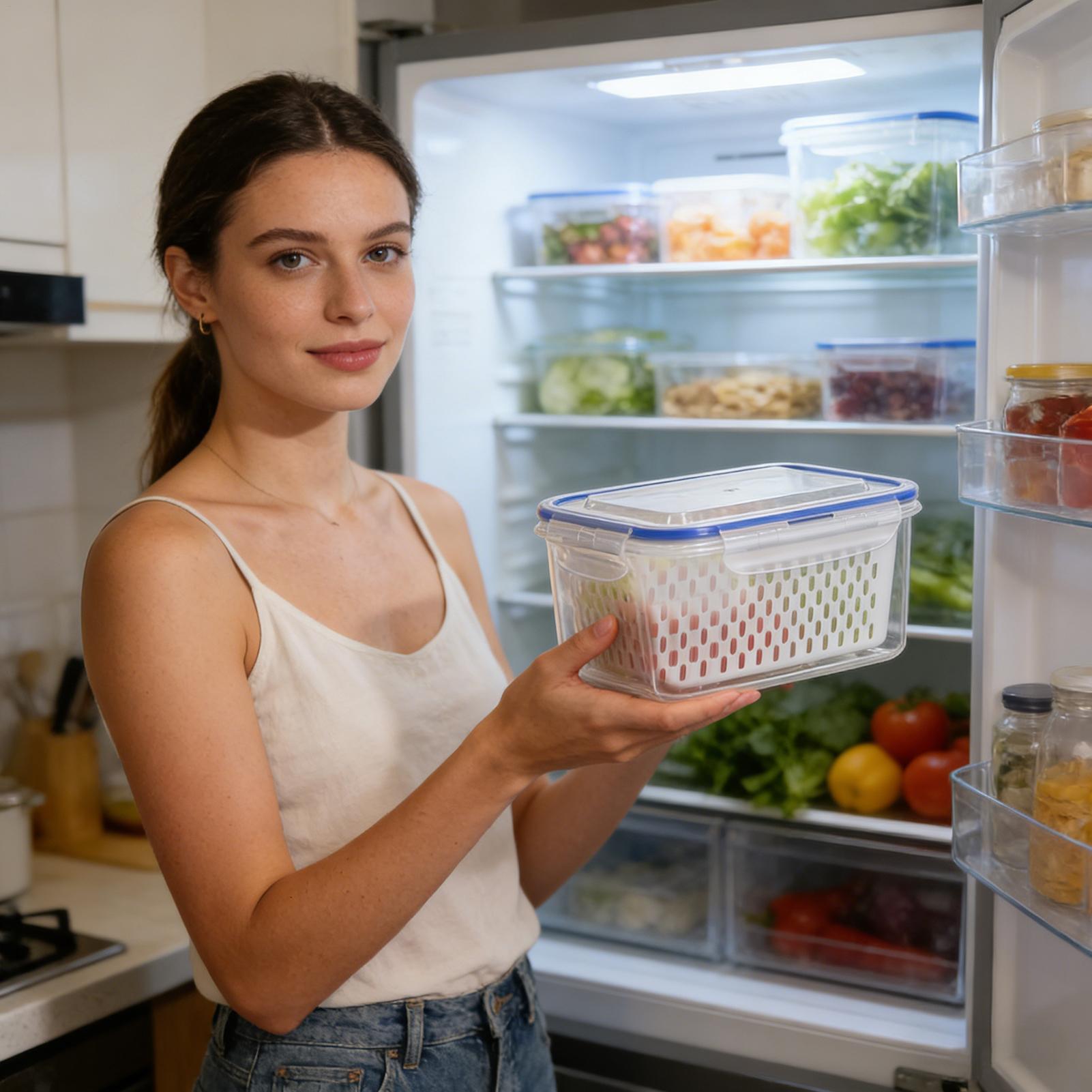Container de Armazenamento de  - Food Storage Refrigerator avaliação e preço