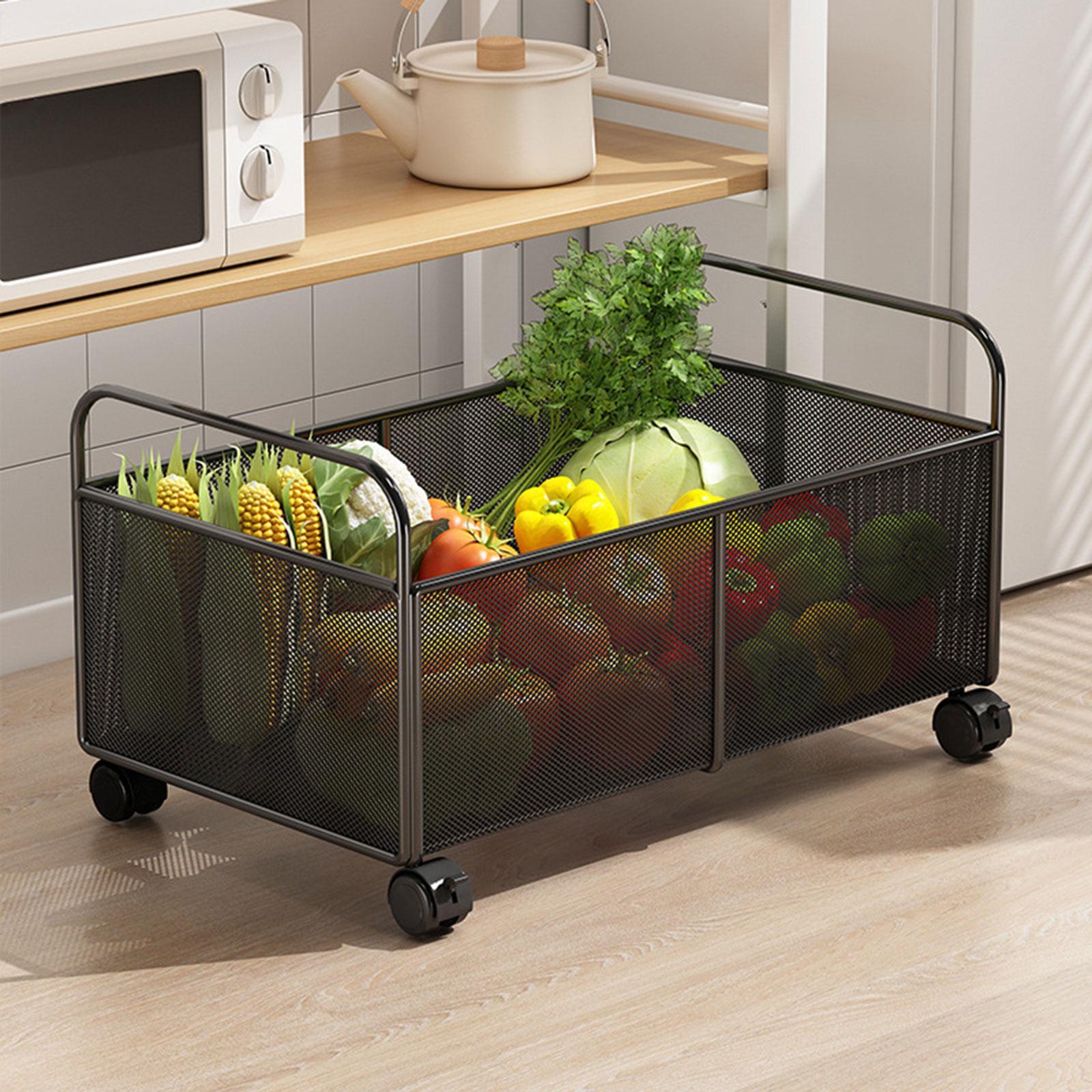 Cesto Organizador de Malha de  - Food Storage On Wheels avaliação e preço