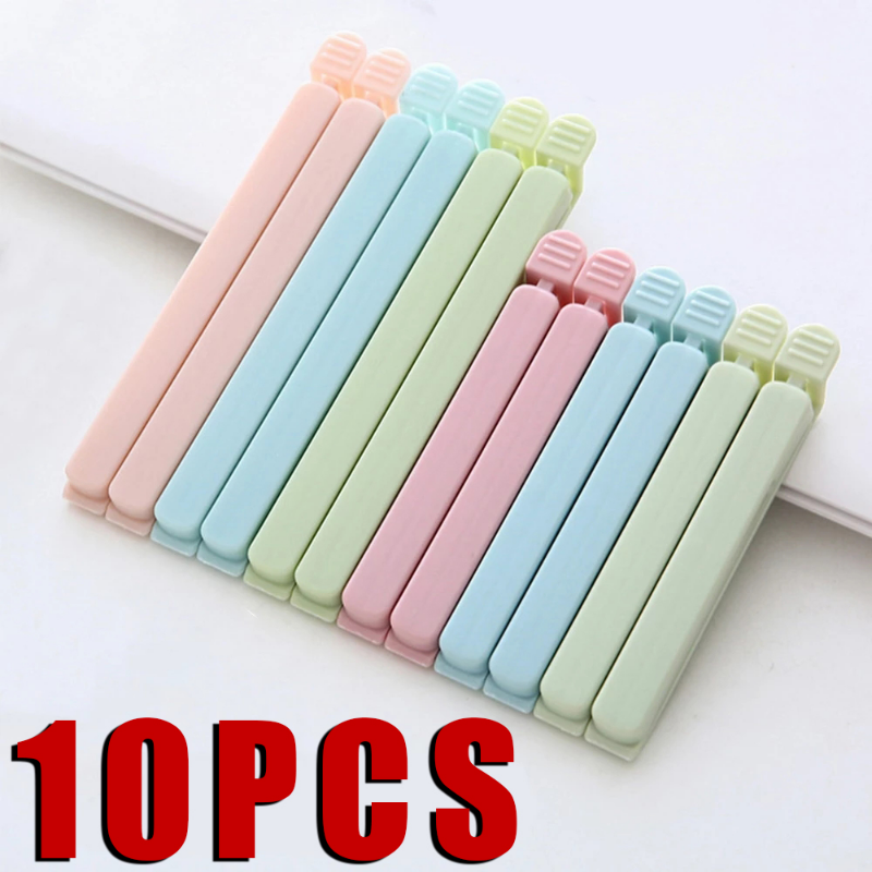 10 pçs saco clipes comida lanc - Food Storage Zip Lock Bags avaliação e preço