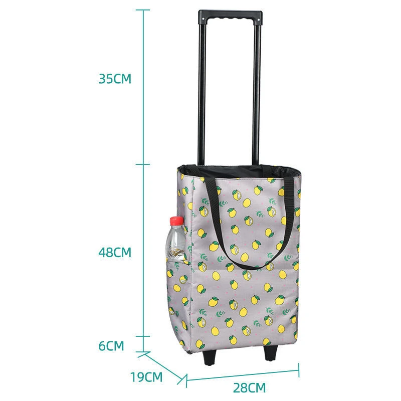 Bolsa de compras dobrável para - Food Storage On Wheels avaliação e preço