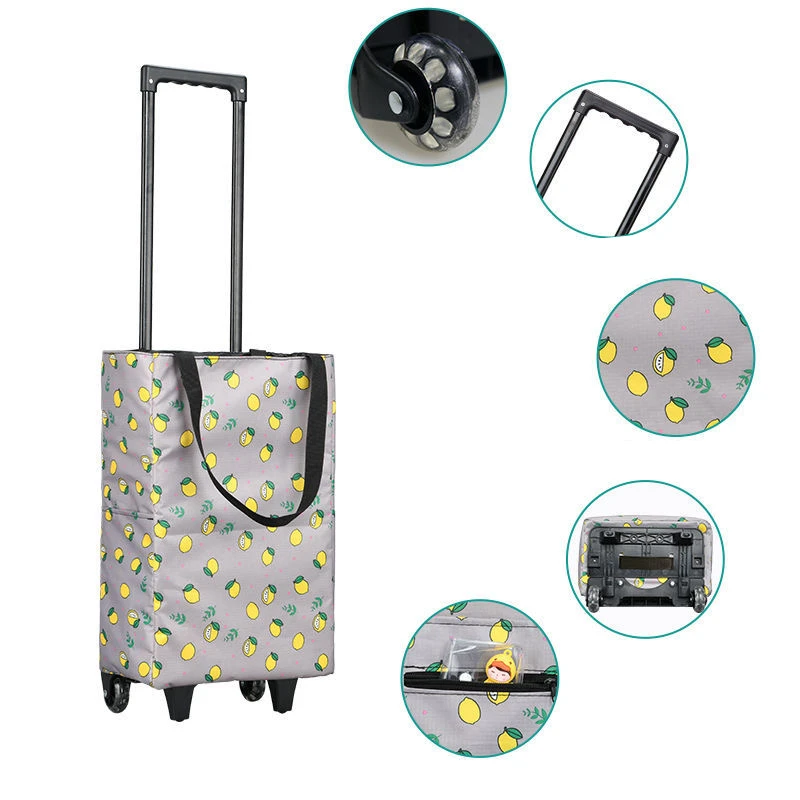 Bolsa de compras dobrável para - Food Storage On Wheels avaliação e preço