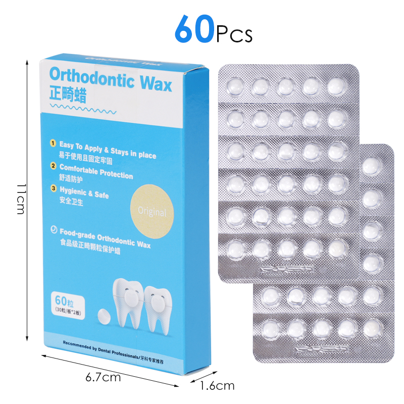 60 pçs dental ortodôntico cera - Food Storage Safety avaliação e preço