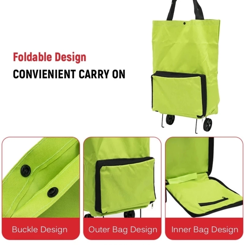 Novo saco de compras dobrável  - Food Storage On Wheels avaliação e preço