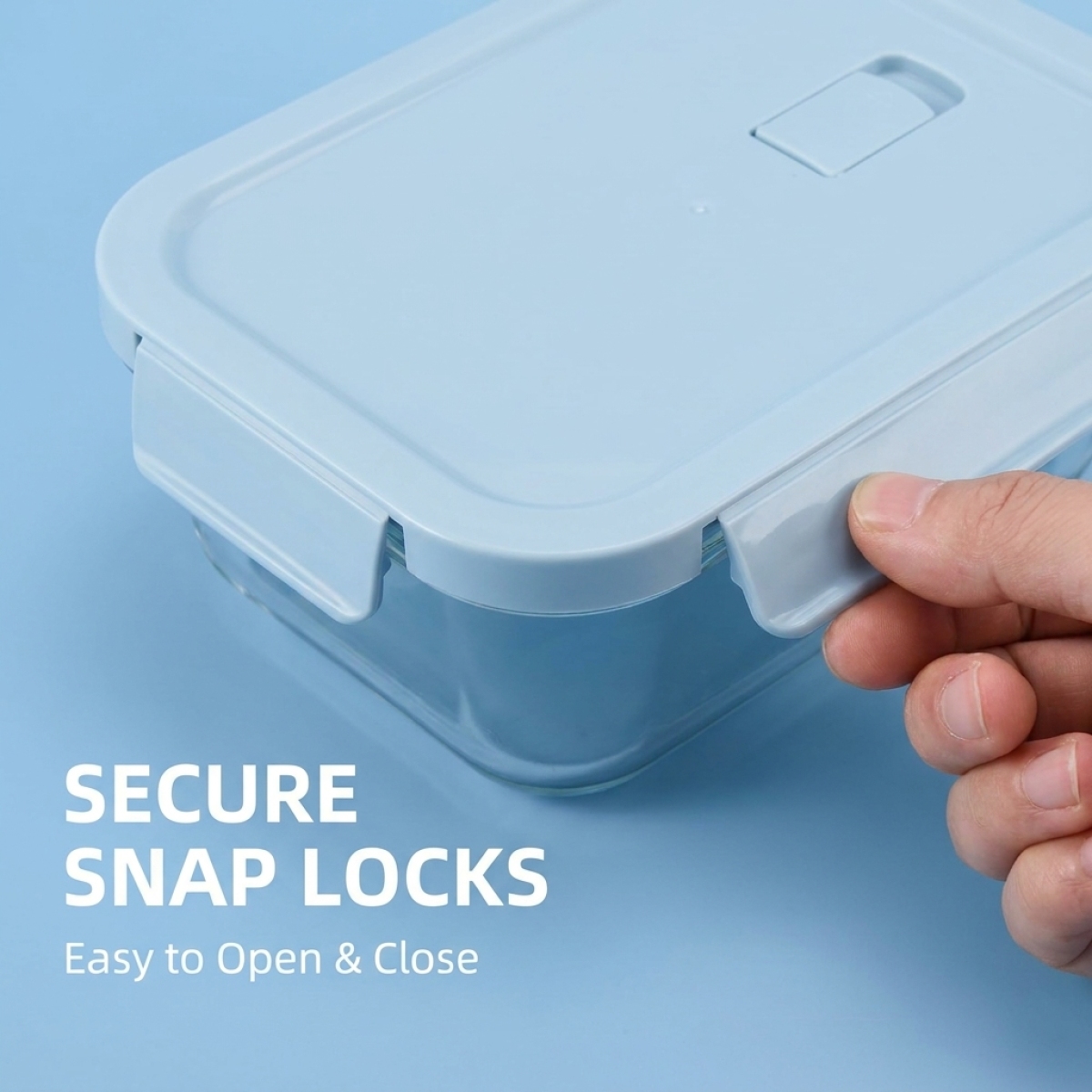 Conjunto de 2 Recipientes de V - Food Storage Glass Containers avaliação e preço