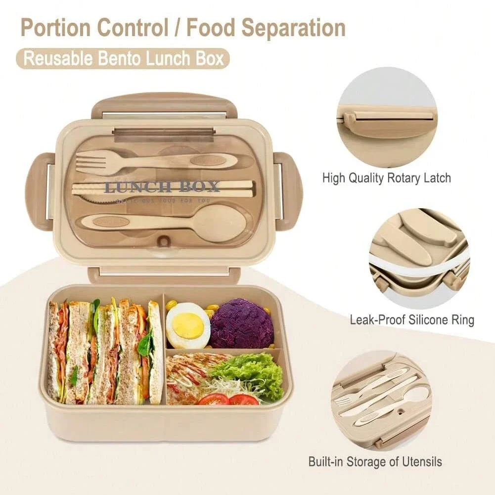 Marmita adulta com 3 compartim - Food Storage Safety avaliação e preço