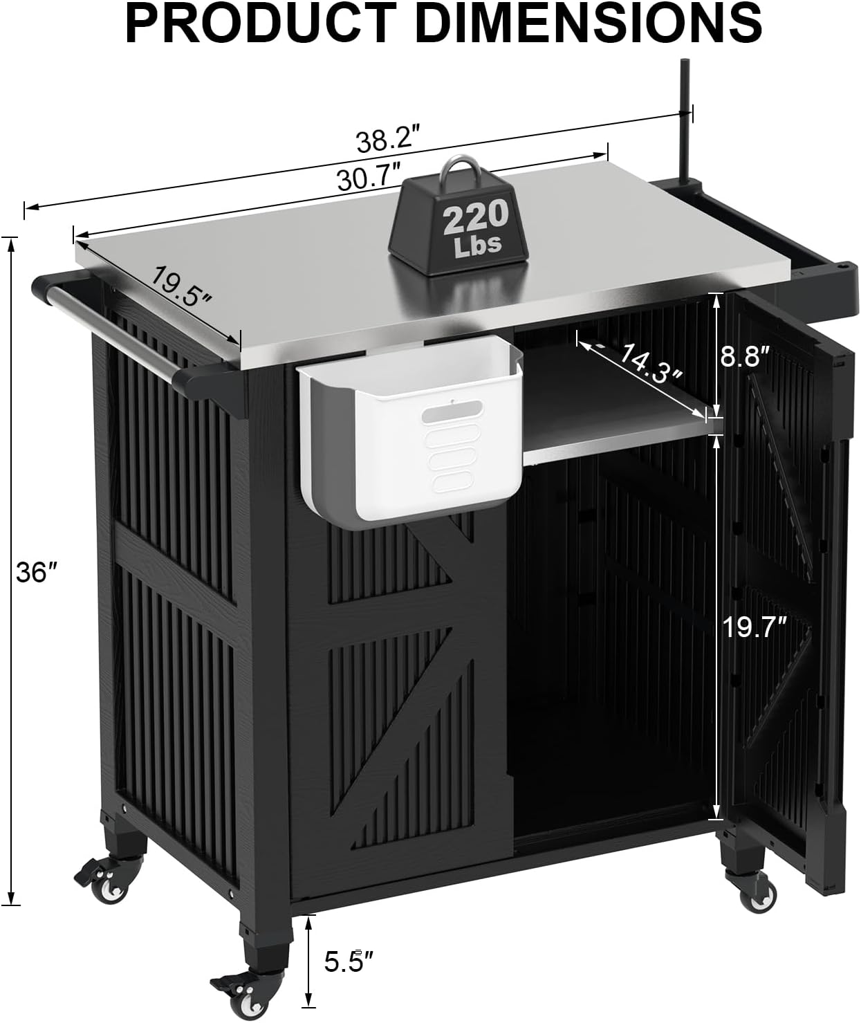Carrinho de Churrasco para Ext - Food Storage On Wheels avaliação e preço