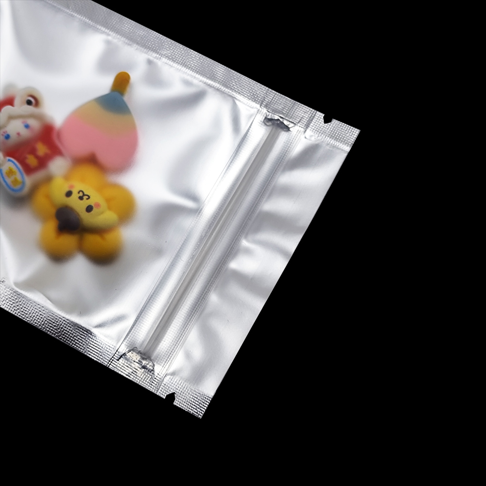 100 pçs/lote fosco claro zip l - Food Storage Zip Lock Bags avaliação e preço