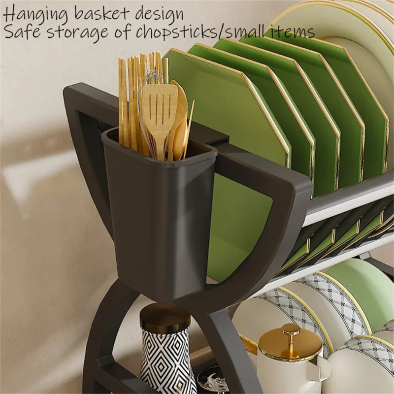 Escorredor de Louça de 2 Nívei - Food Storage Shelving avaliação e preço