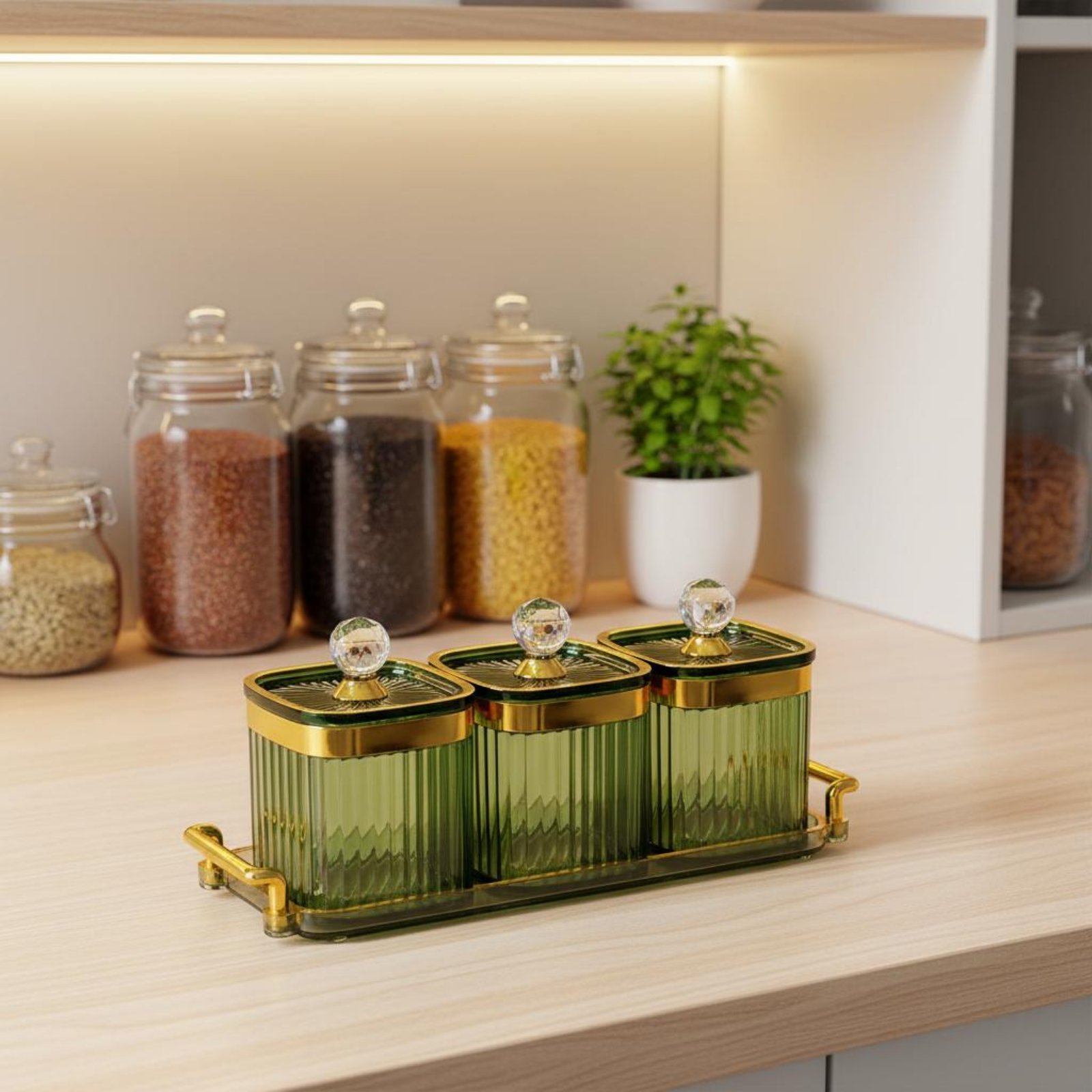 Conjunto de Recipientes Decora - Storage Food Tray avaliação e preço