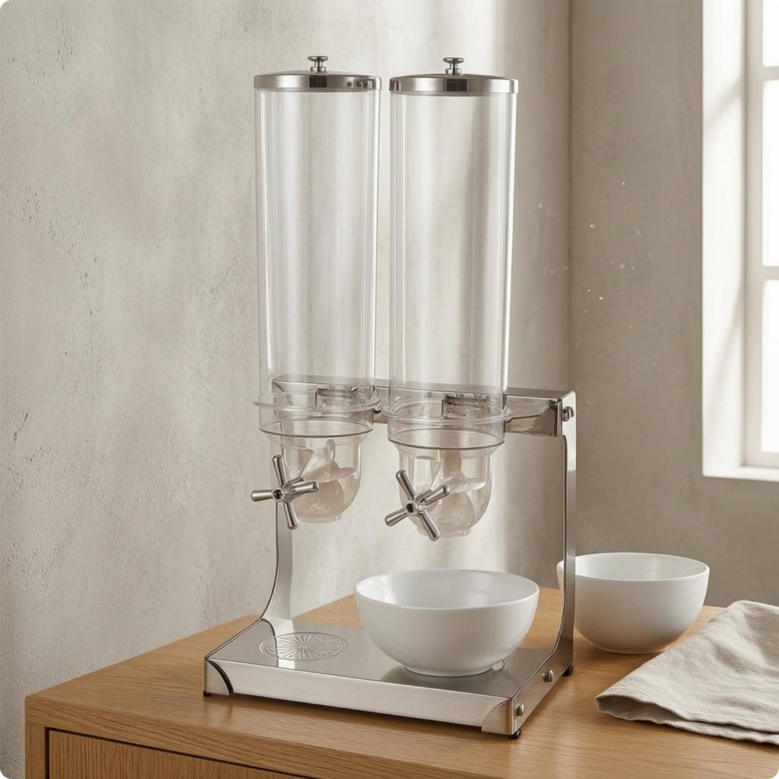 Dispensador de Grãos para Banc - Food Storage In Stainless Steel avaliação e preço