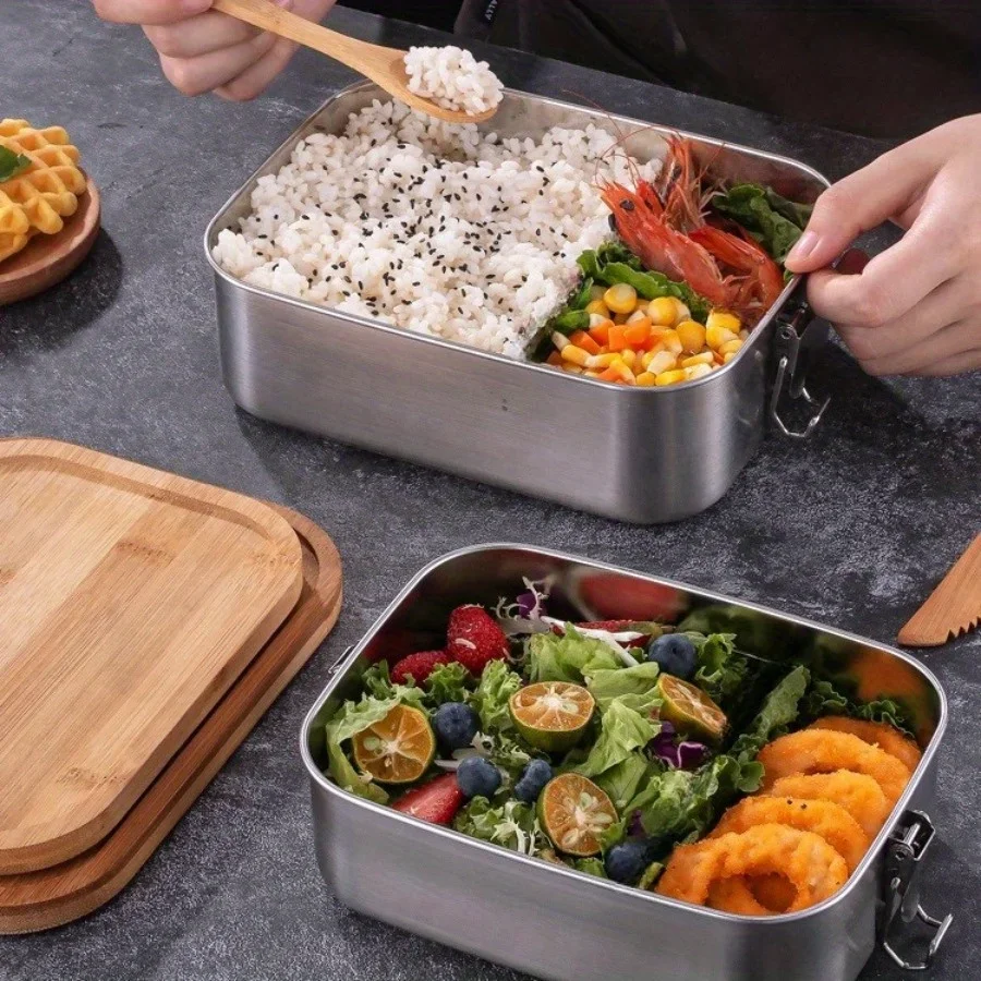 Nova lancheira com tampa de ba - Food Storage In Stainless Steel avaliação e preço