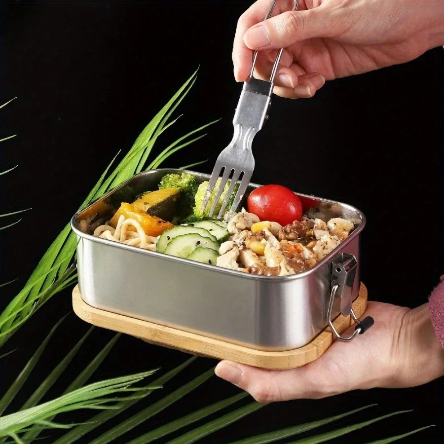 Nova lancheira com tampa de ba - Food Storage In Stainless Steel avaliação e preço