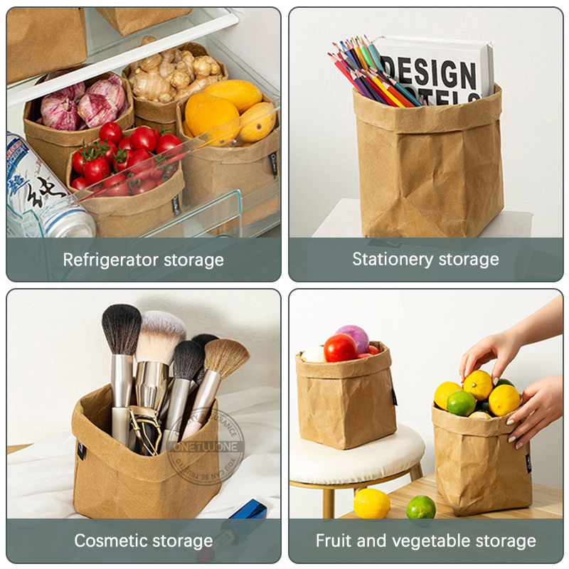 Sacos de Papel Kraft Laváveis, - Food Storage Bags Reusable avaliação e preço