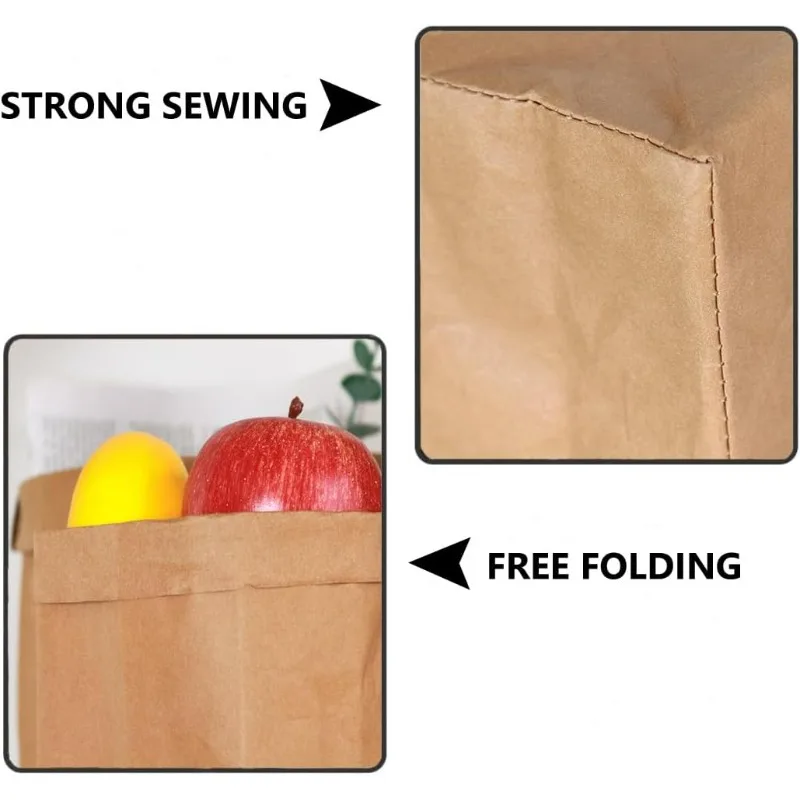 Sacos de Papel Kraft Laváveis, - Food Storage Bags Reusable avaliação e preço
