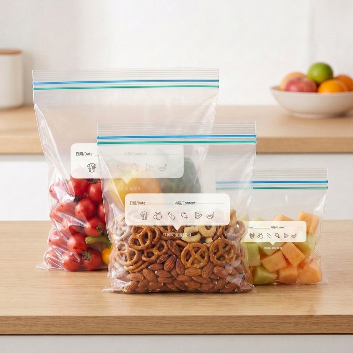 Sacos de Armazenamento de Alim - Food Storage Zip Lock Bags avaliação e preço