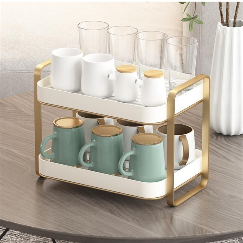 Organizador de Copos de 2 Níve - Food Storage Shelving avaliação e preço