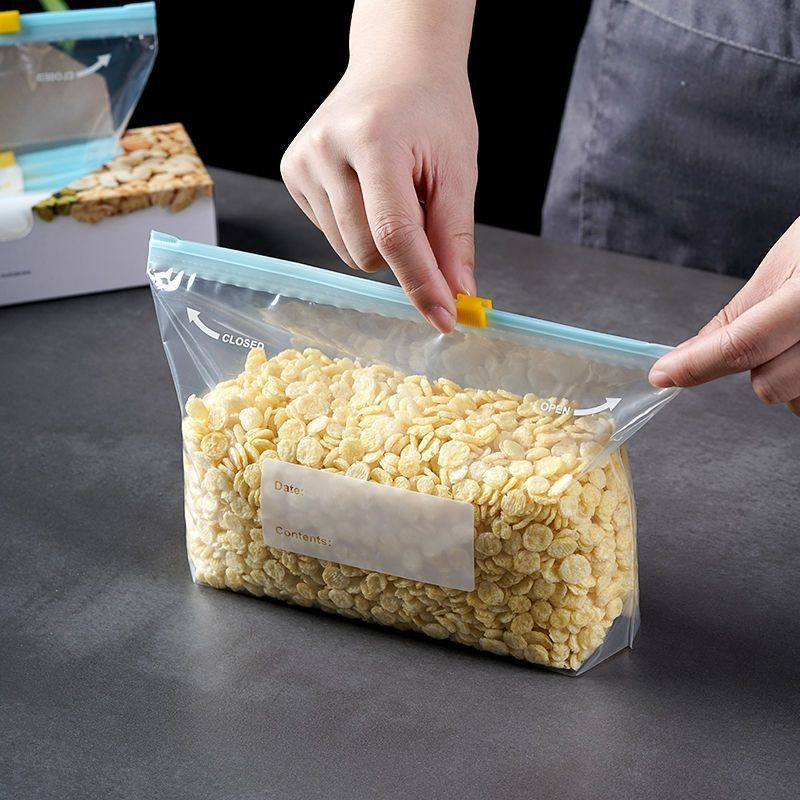 100 pçs slider galão sacos de  - Food Storage Zipper avaliação e preço