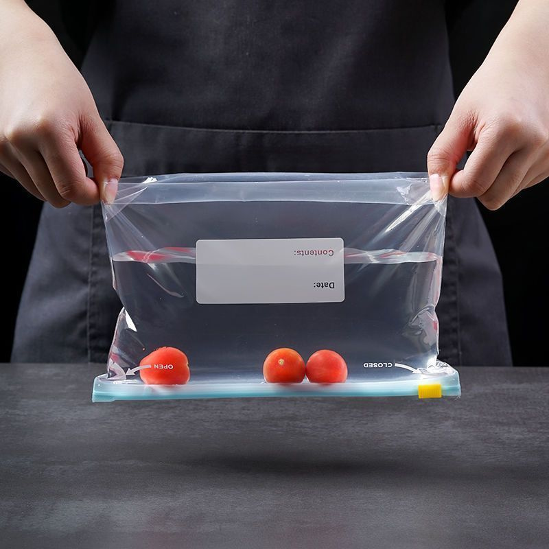 100 pçs slider galão sacos de  - Food Storage Zipper avaliação e preço