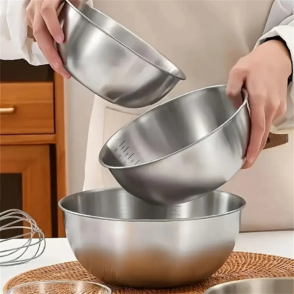 Conjunto de 1-3 Tigelas de Aço - Food Storage In Stainless Steel avaliação e preço