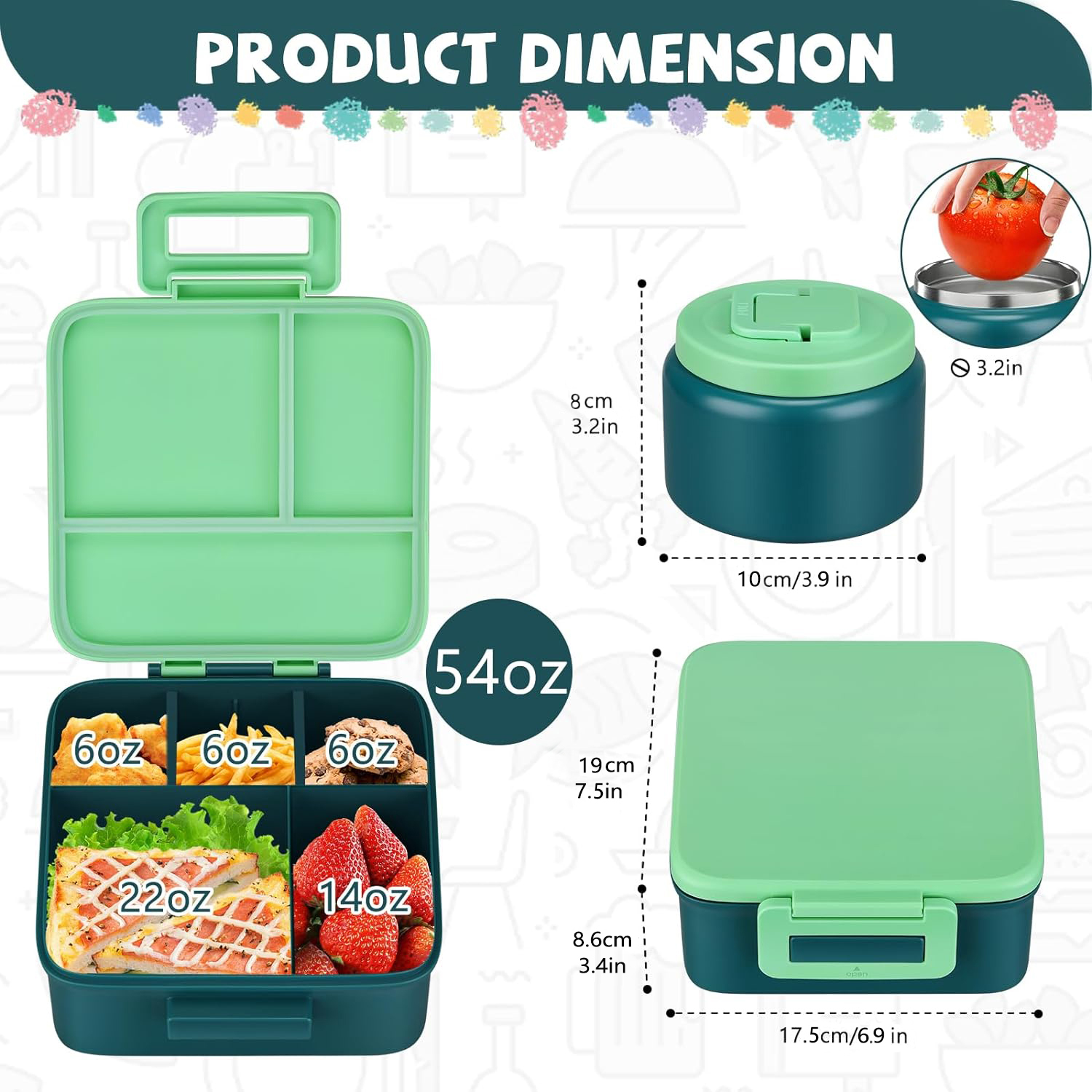 Conjunto de Caixa de Almoço Be - Food Storage Safety avaliação e preço
