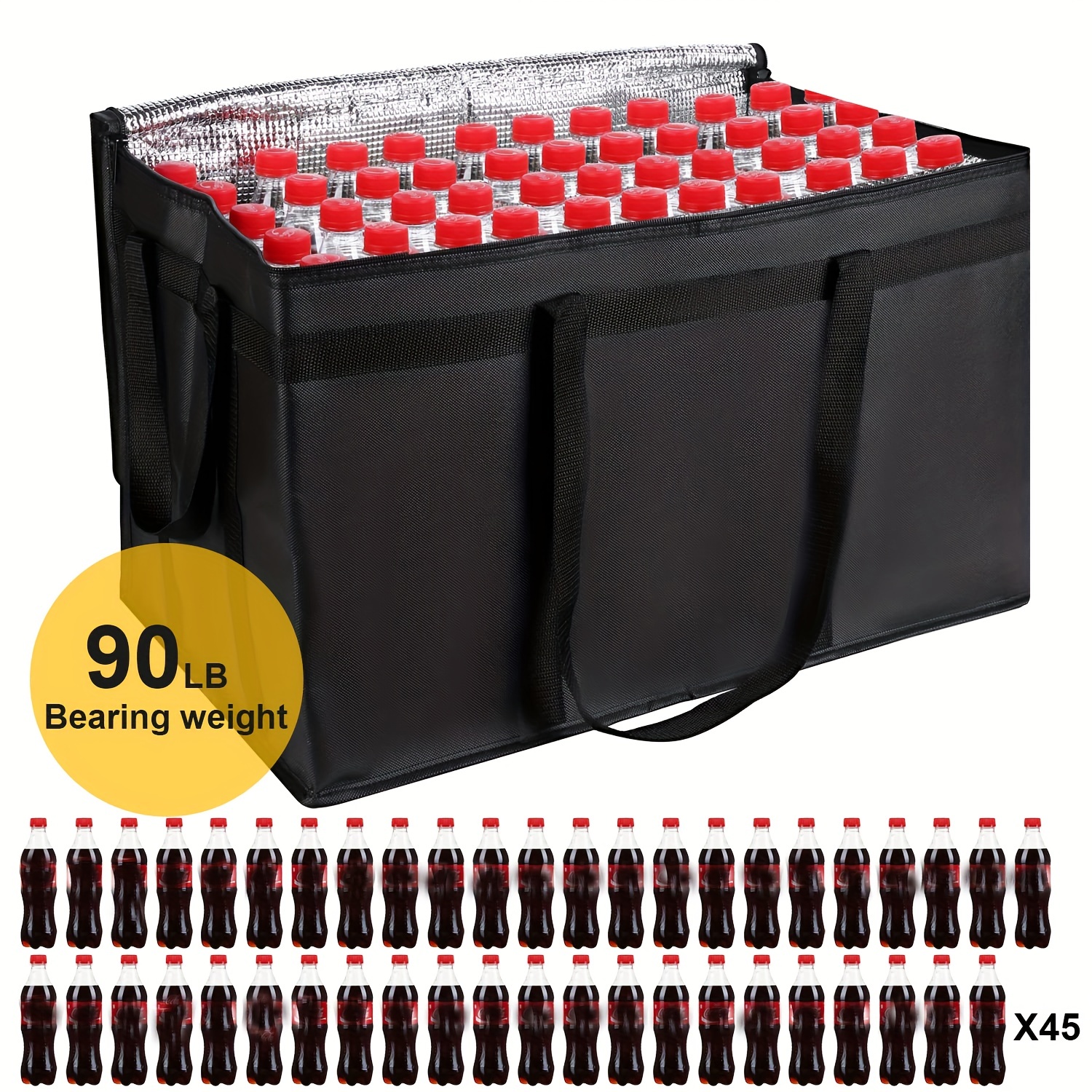 Saco de comida isolada dobráve - Food Storage Bags Reusable avaliação e preço