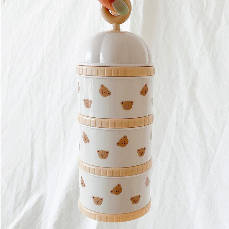 Urso bonito caixa de leite em  - Food Storage For Baby avaliação e preço