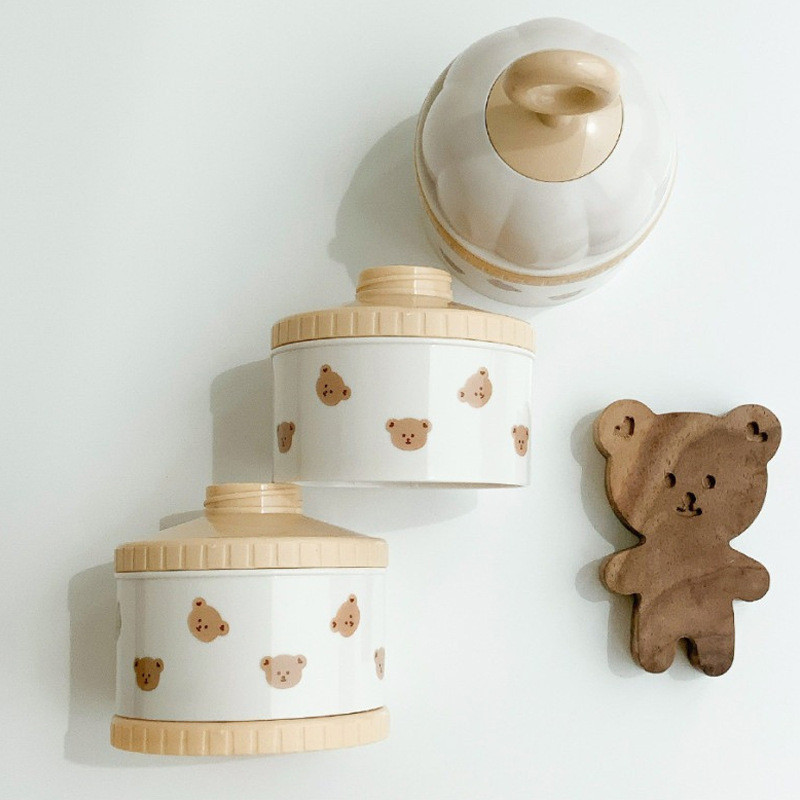 Urso bonito caixa de leite em  - Food Storage For Baby avaliação e preço
