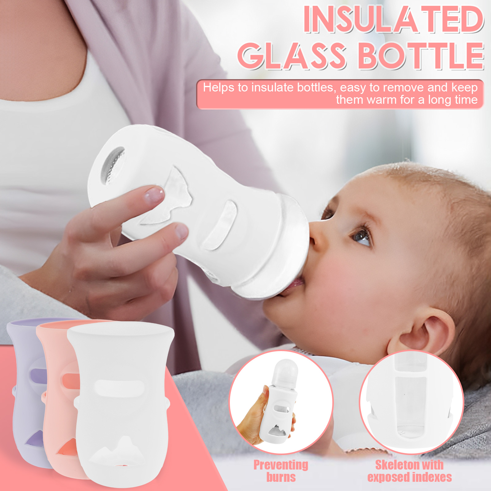 Mangas de silicone capa de gar - Food Storage For Baby avaliação e preço