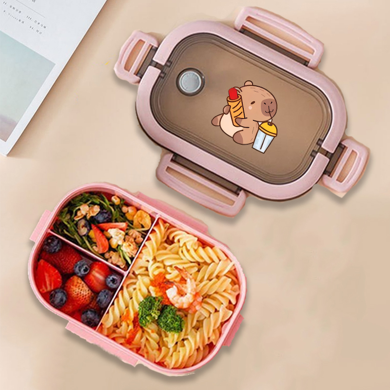 Capivara bento lancheira anime - Food Storage Room avaliação e preço