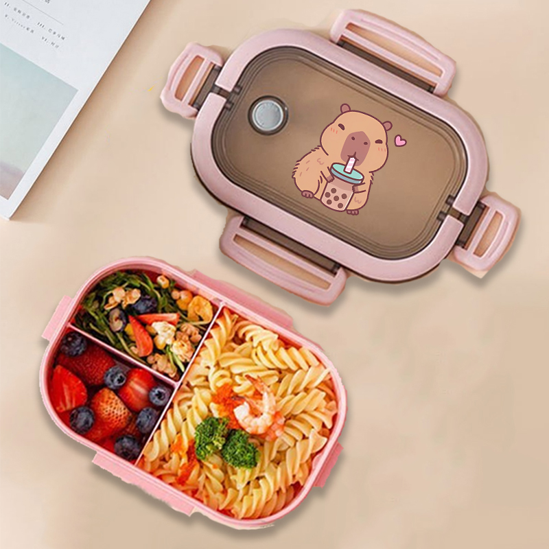 Capivara bento lancheira anime - Food Storage Room avaliação e preço